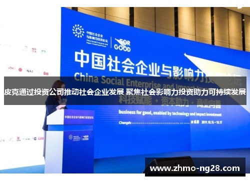 皮克通过投资公司推动社会企业发展 聚焦社会影响力投资助力可持续发展 皮克通过投资公司推动社会企业发展 聚焦社会影响力投资助力可持续发展